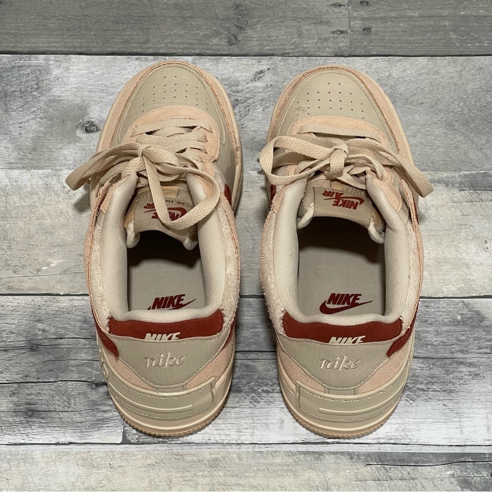 NIKE WOMEN'S AIR FORCE 1 SHADOW SNEAKERS SHOES ( STYLE - DZ4705-200 )SZ - 7.5 - Picture 2 of 15